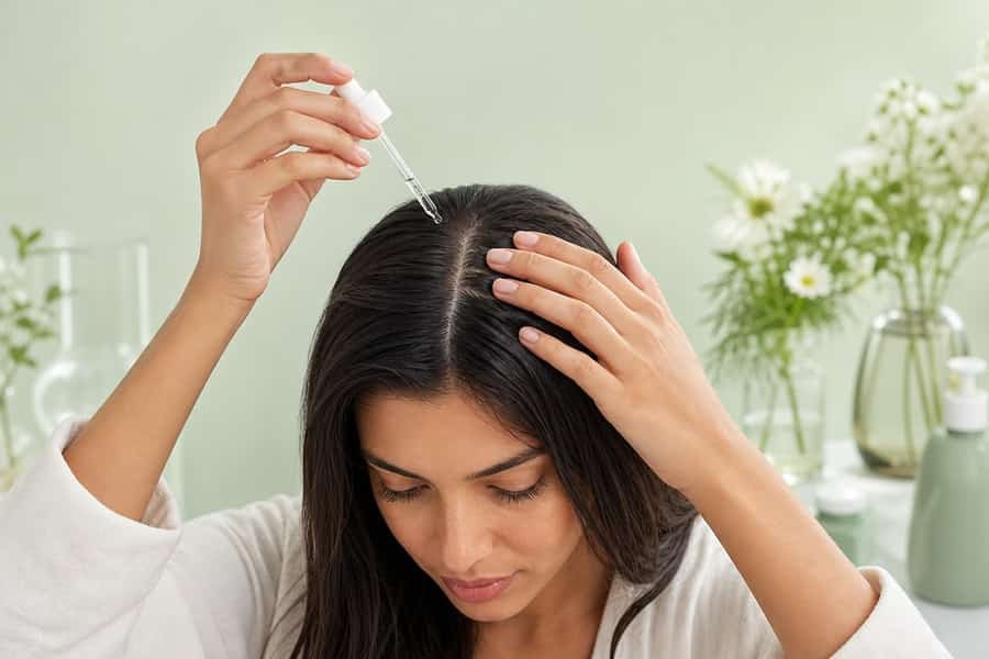 How to Apply Scalp Serum